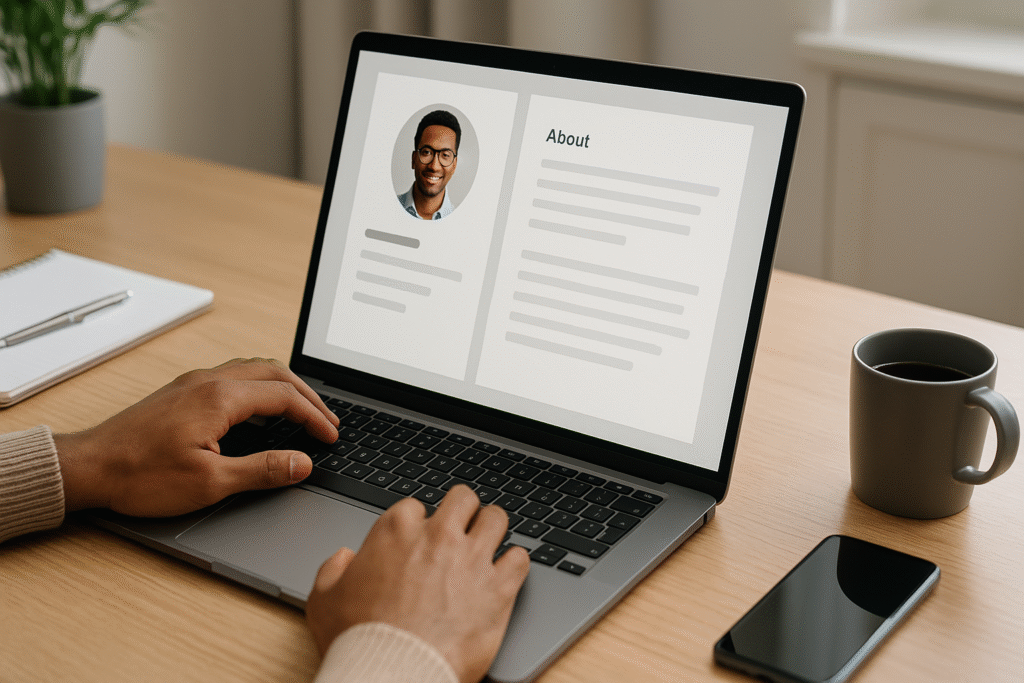 freelance profile description generator